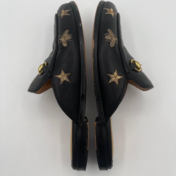Gucci Princetown Bee Mules Slippers Size EU 36/ US 6 READ - Picture 10 of 16